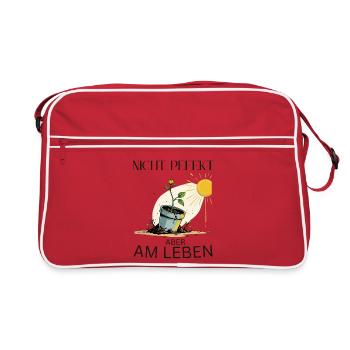 Cultiver des arborvitae en pot de fleurs - Sac Retro - rouge/blanc - Devant