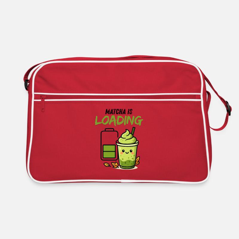 Loading Screen Green Smoothie Matcha Viral Retro Bag