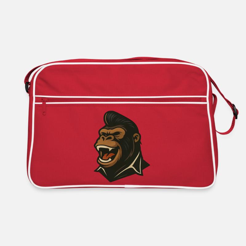 Stomp with Style – Gorilla Edition Retro Tasche