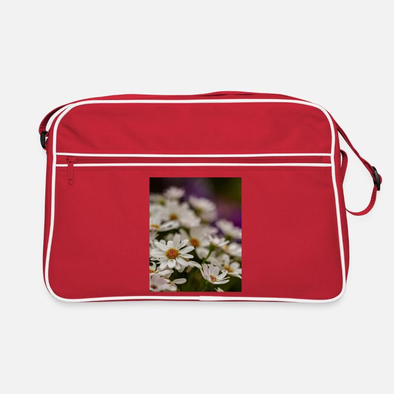 Gänseblümchen Blumen Retro Tasche