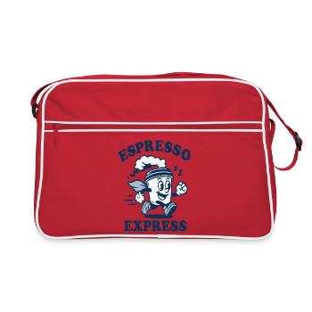 Mascotte Espresso Express - Sac Retro - rouge/blanc - Devant