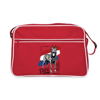 Berger hollandais - Dutchie - Sac Retro - rouge/blanc - Devant