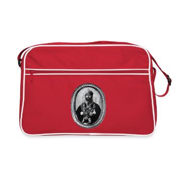 Haile Selassie Jah Rastafari Royal Reggae Roots - Retro Bag - red/white - Front