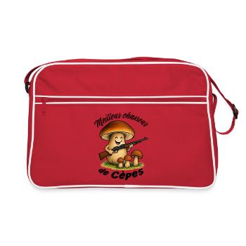 Best Porcini Hunters - Retro Bag - red/white - Front