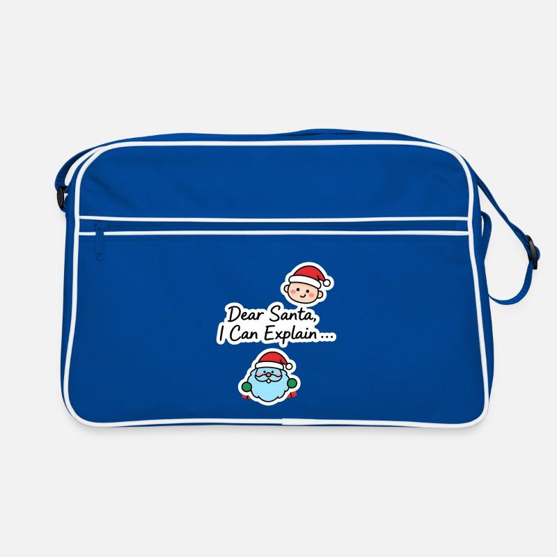 Dear Santa I Can Explain Retro Bag