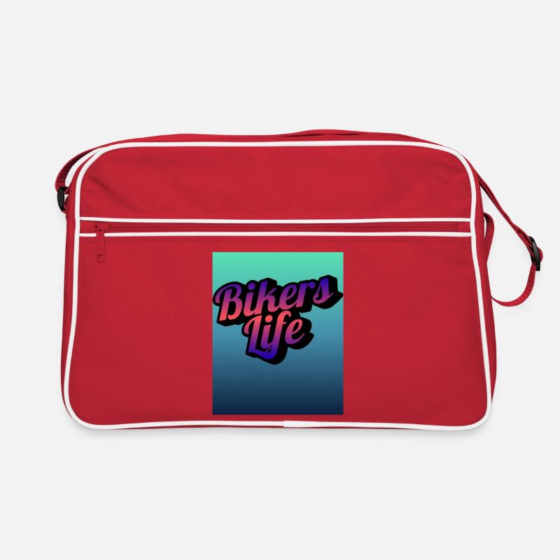 Biker Life Gradient Retro Bag