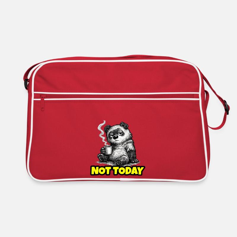 Not Today – Grumpy Bear Coffee (Sketch) Sac Retro