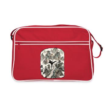 Arts martiaux Arts martiaux - Sac Retro - rouge/blanc - Devant