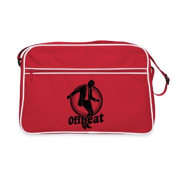 Décalé en costume - Sac Retro - rouge/blanc - Devant