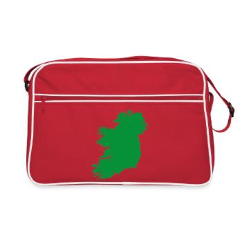 Map of Ireland - Retro Bag - red/white - Front