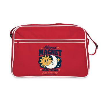 Conception des bonnes choses à aimant aligné - Sac Retro - rouge/blanc - Devant