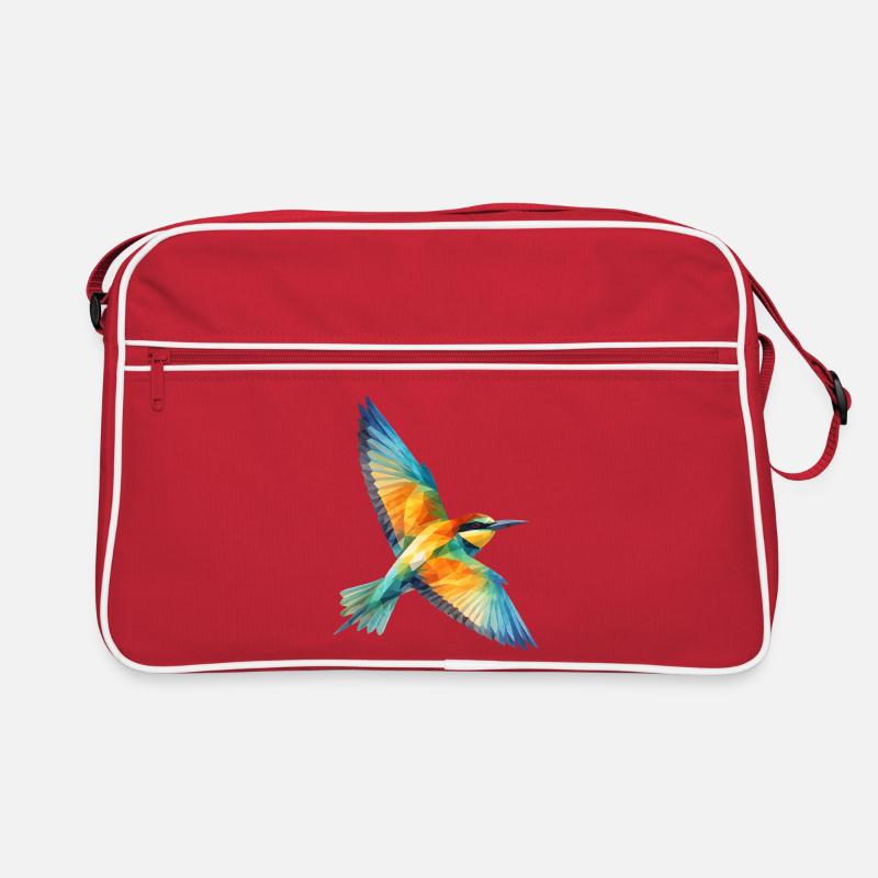 Bee-Eater Bird Low Poly Polygon Art Retro Bag