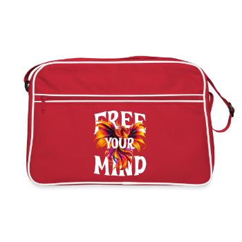 Phoenix Free Your Mind - Retro Bag - red/white - Front