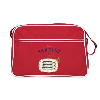 Sardine Social Club Mediterranean Retro - Retro Bag - red/white - Front