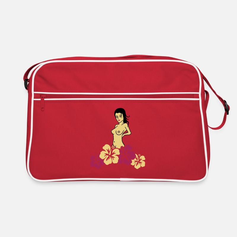 hawai woman Retro Tasche