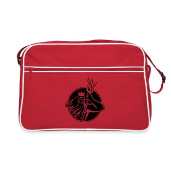 poseidon triton 2 - Retro Bag - red/white - Front