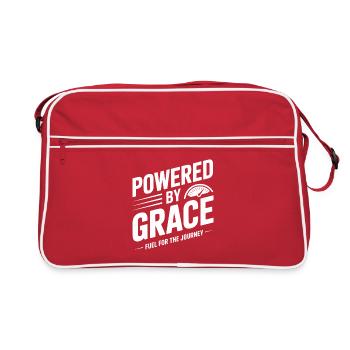 Christian Driven by Grace - Retro Bag - red/white - Front