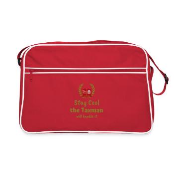 Conseiller fiscal et contrôleur fiscal - Sac Retro - rouge/blanc - Devant