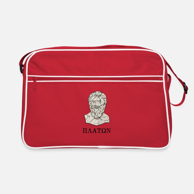 Plato - Retro Bag - red/white