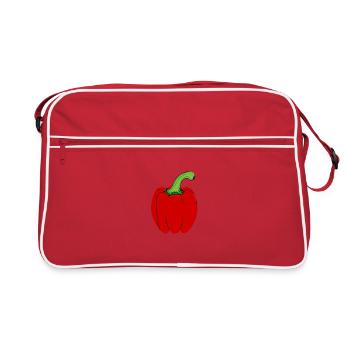paprika - Retro Bag - red/white - Front