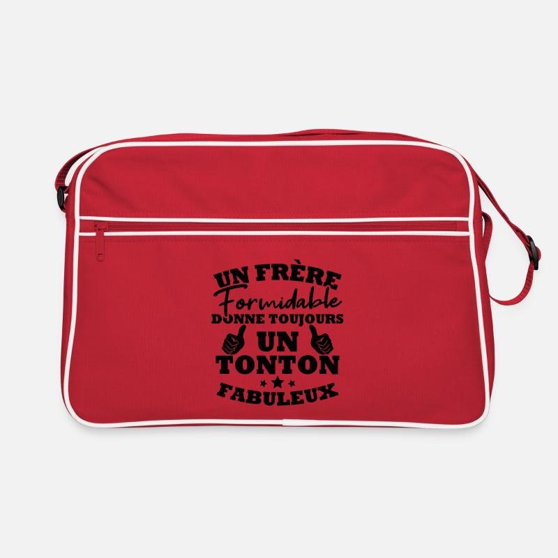 Frère formidable donne toujours un tonton fabuleux Sac Retro