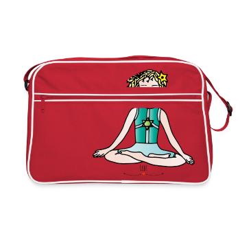 Le gardien des enfants -Yoga -Les gardiens d'Orbis - Sac Retro - rouge/blanc - Devant