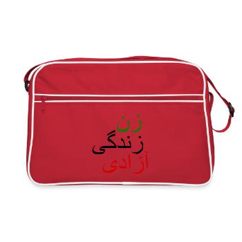 Women life freedom iran - Sac Retro - rouge/blanc - Devant