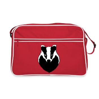 Blaireau - Sac Retro - rouge/blanc - Devant