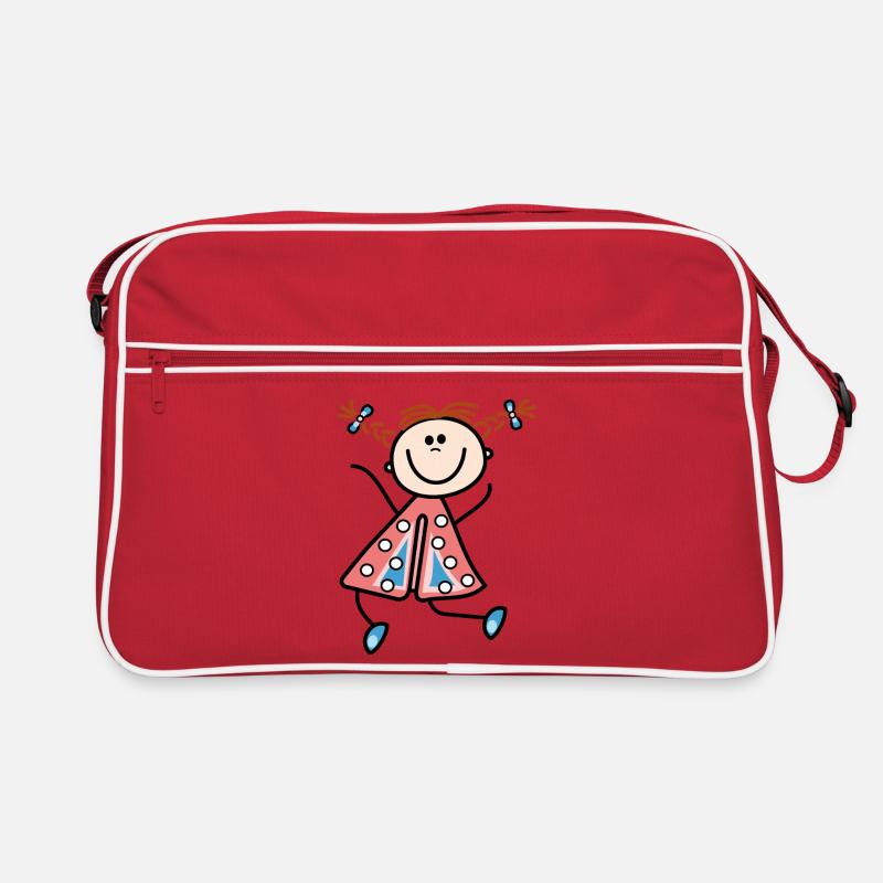 Mädchen Retro Tasche