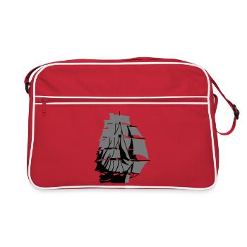 voilier - Sac Retro - rouge/blanc - Devant