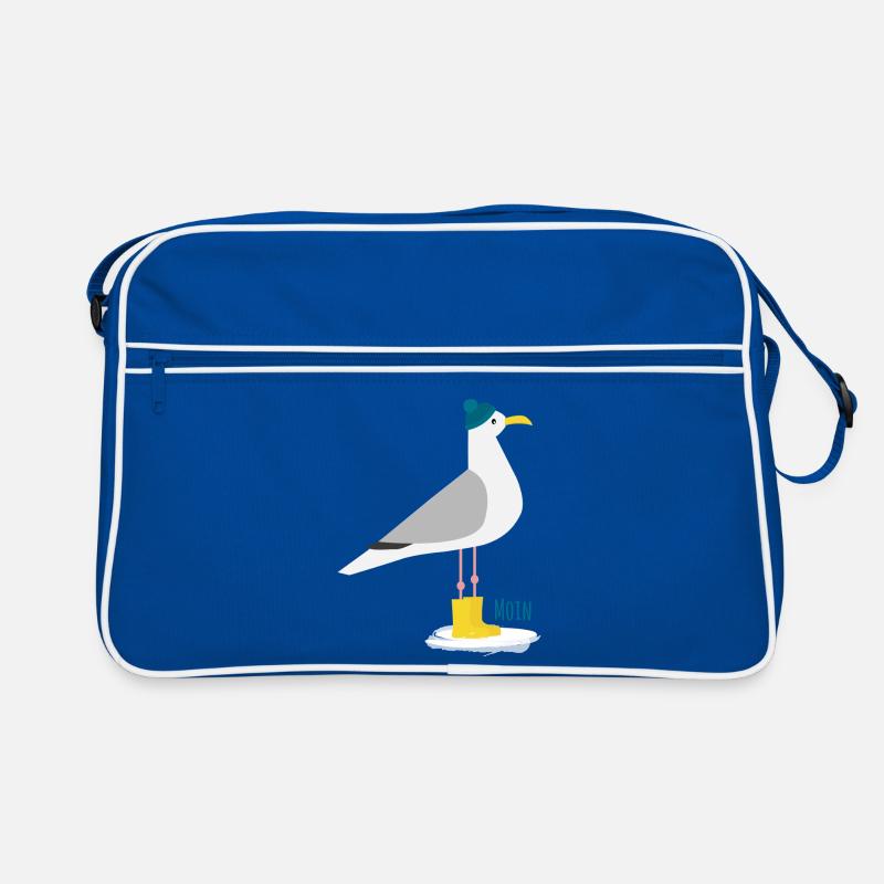 Möwe Bommelmütze MOIN Retro Tasche