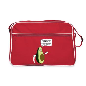 L'avocat de la défense - Sac Retro - rouge/blanc - Devant