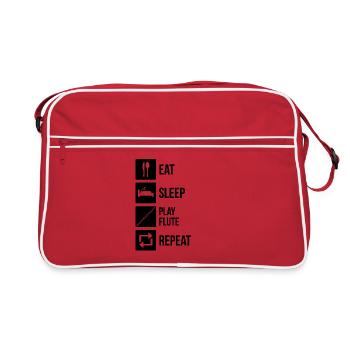 Flûtiste Flûtiste - Sac Retro - rouge/blanc - Devant