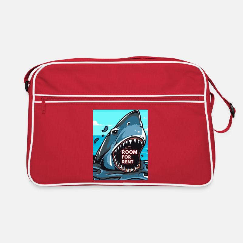 Shark Shark Shark funny saying comic - Chambre à louer Sac Retro