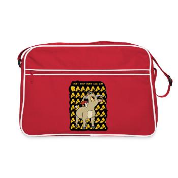 Can't stop doing like this - Retro Tasche - Rot/Weiß - Vorne