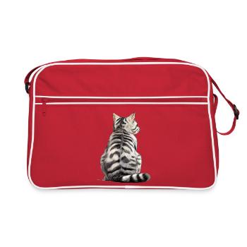 American Shorthair - Sac Retro - rouge/blanc - Devant