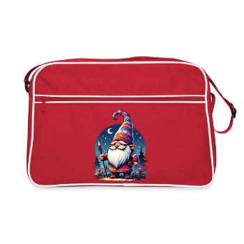 Gnome Goblin Elf - Retro Bag - red/white - Front