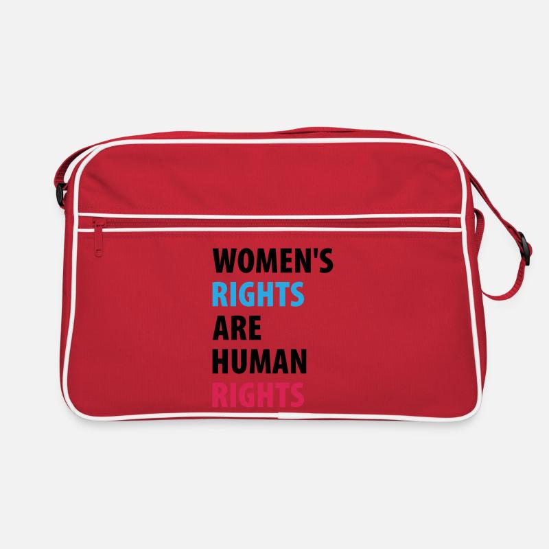 Women's Right Are Human Rights Retro Bag