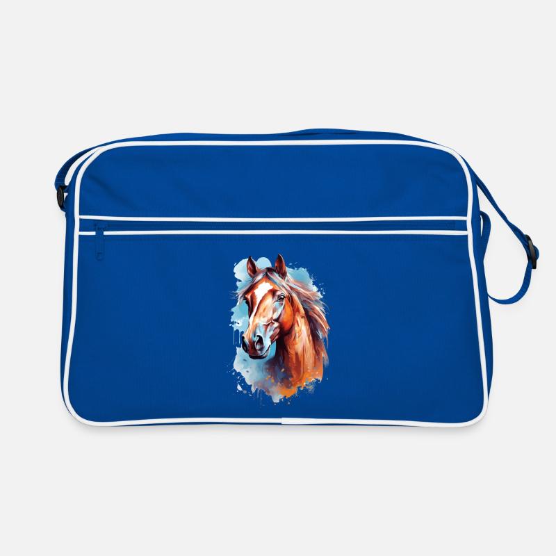 Conception du cheval Aqaurell Sac Retro