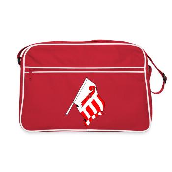 Drapeau Jura Suisse - Sac Retro - rouge/blanc - Devant