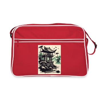 Waterfront Ink Pavilion - Retro Bag - red/white - Front