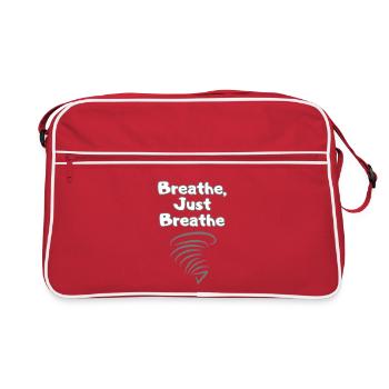 BREATH Self-Care – Self Love Statement - Retro Bag - red/white - Front