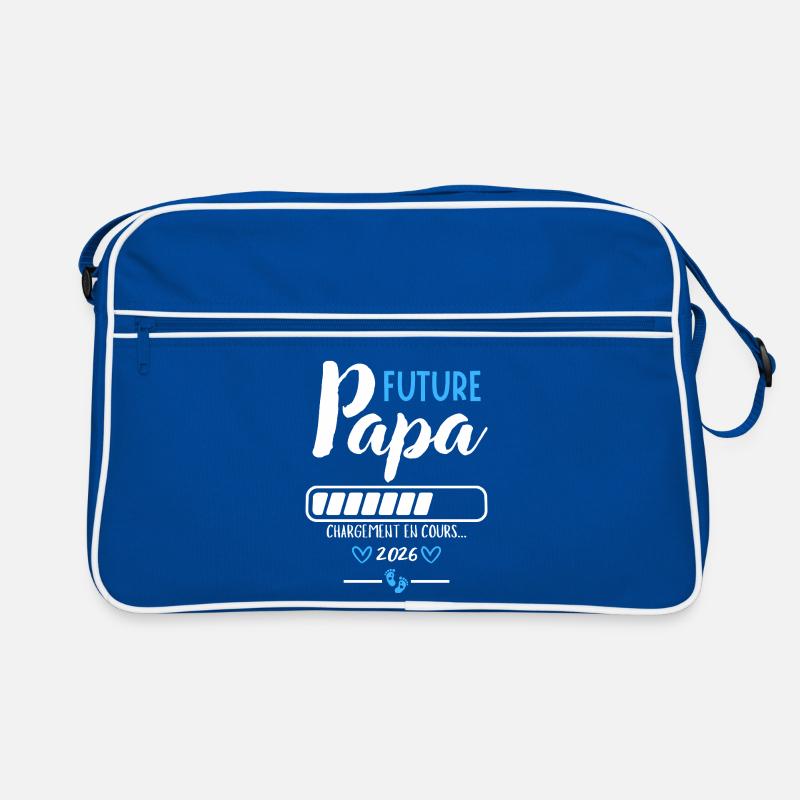 Future Dad 2026 Humor Schwangerschaft Loading Retro Tasche