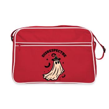 Fantôme couronné - Sac Retro - rouge/blanc - Devant