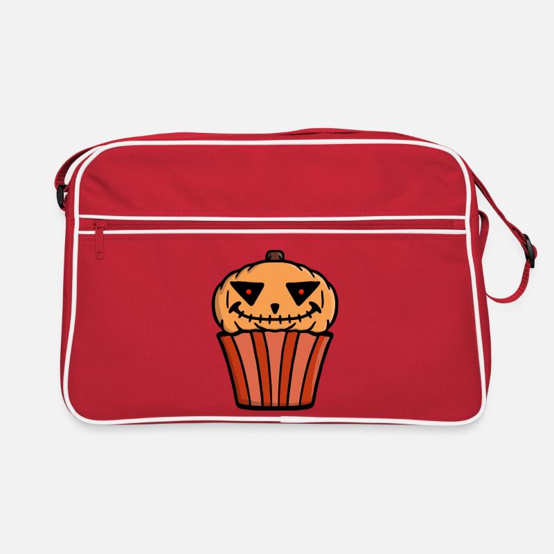 Cupcake à la citrouille Halloween Sac Retro