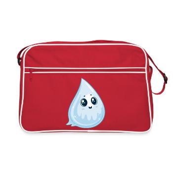 Luminous Kawaii Drop - Retro Bag - red/white - Front