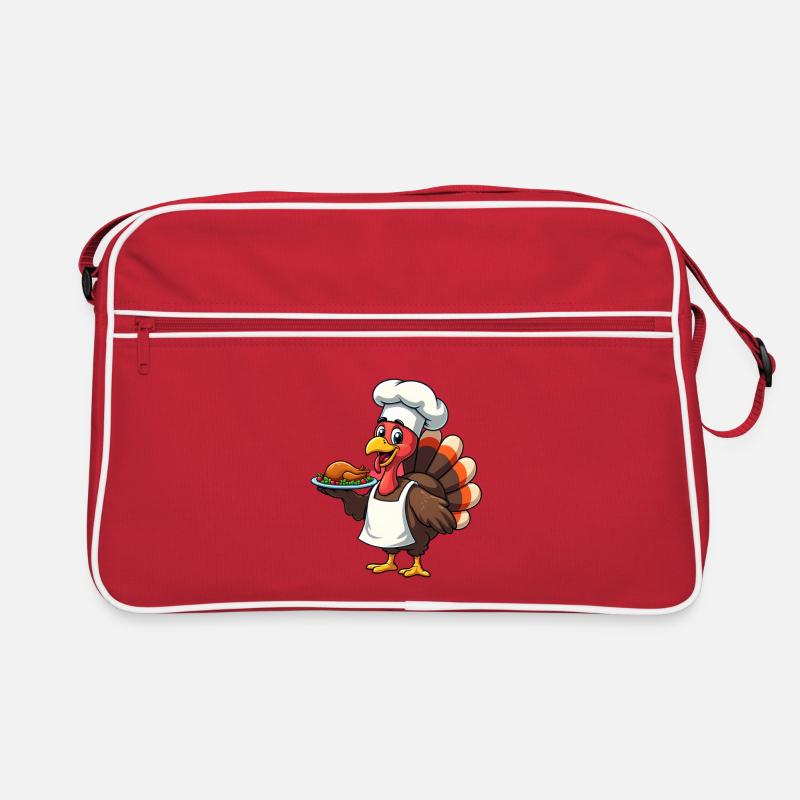 Cuisinier de dinde de Thanksgiving Thanksgiving Sac Retro