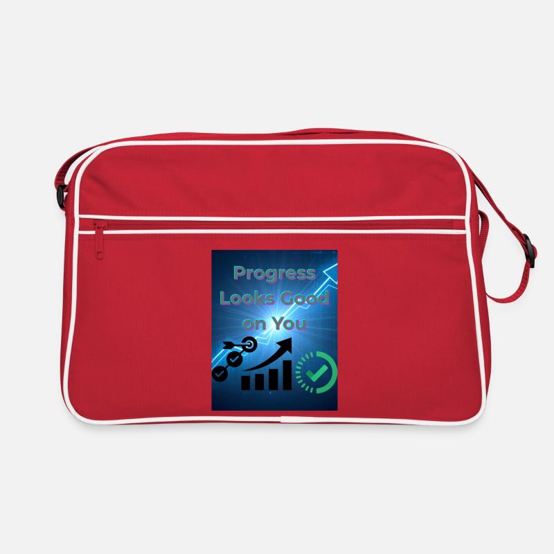 Le progrès vous va bien – Croissance motivationnelle D Sac Retro