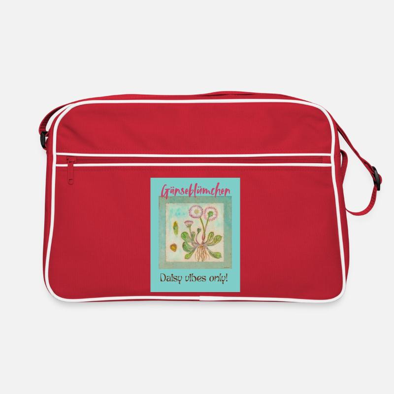 Gänseblümchen Vibes Retro Tasche