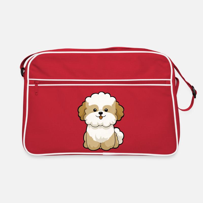 Chibi Poodle Pal Mascot Retro Bag